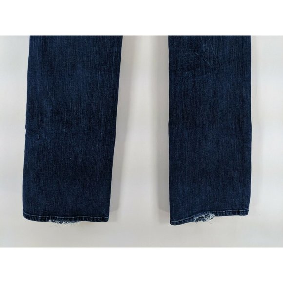 American Eagle Jeans Women's Size 6 Original Boot Destroyed - Picture 8 of 10